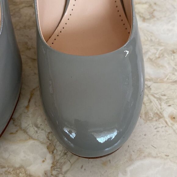 Bally Grey Patent Leather Classic Pumps Made in Italy - Picture 6 of 15